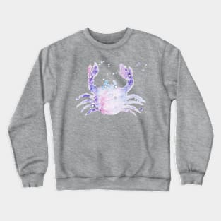 Cancer Galaxy Watercolor Crewneck Sweatshirt